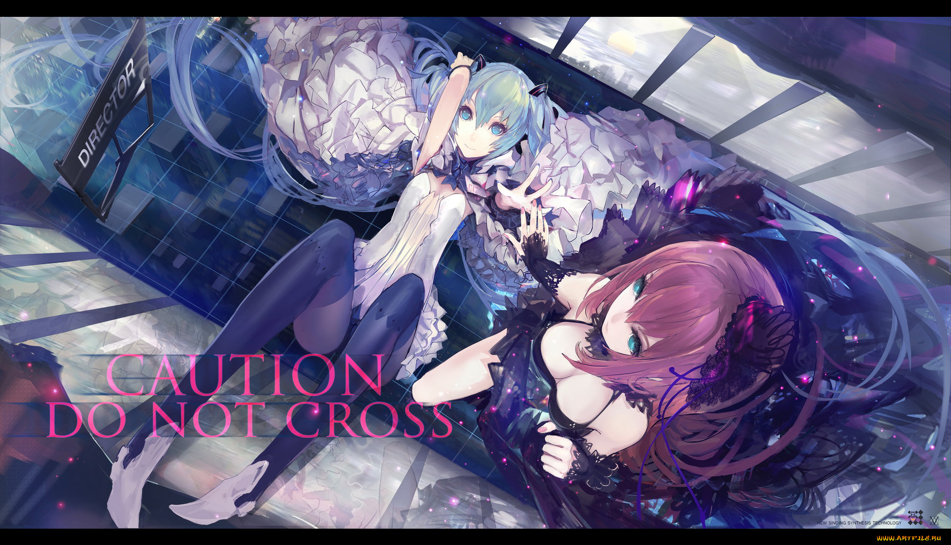 , vocaloid, , , , , hatsune, miku, kiwamu, , megurine, luka, 